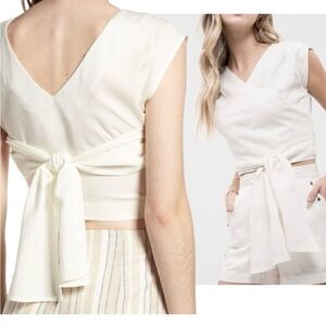 J.O.A Wrap Top Size S